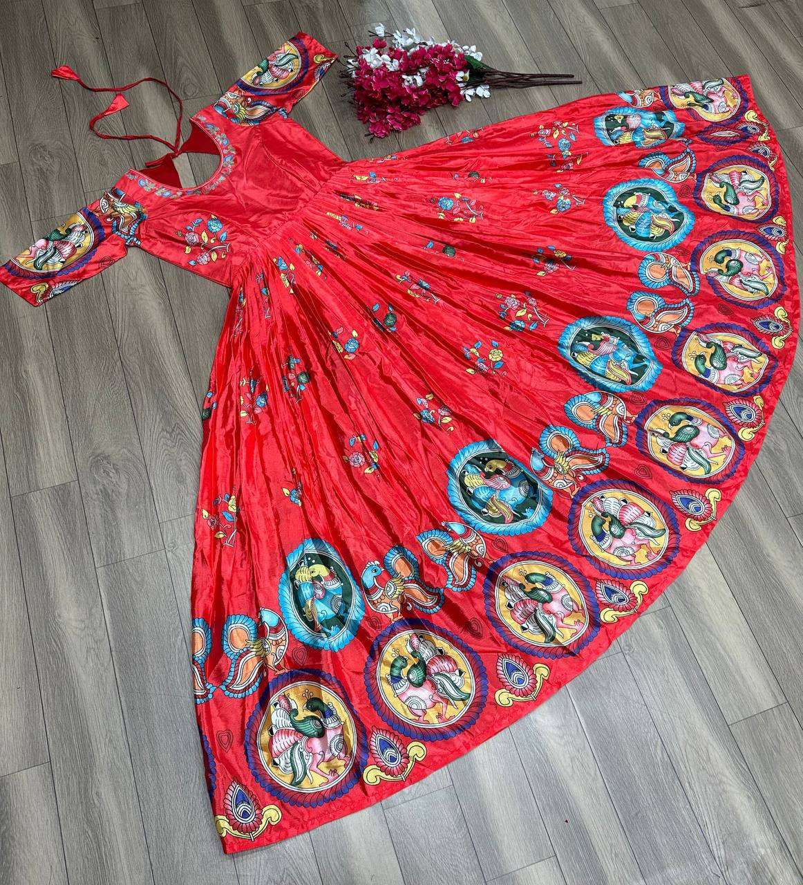 PC 324 KALAMKARI GOWN