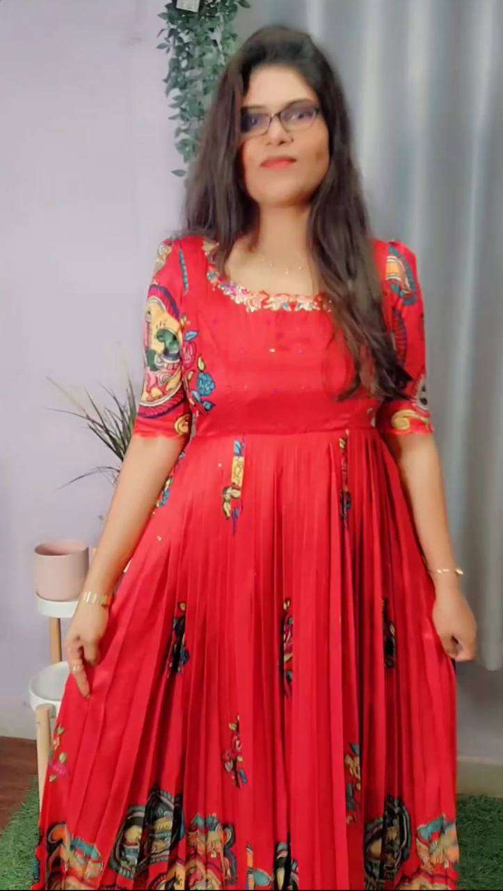 PC 324 KALAMKARI GOWN