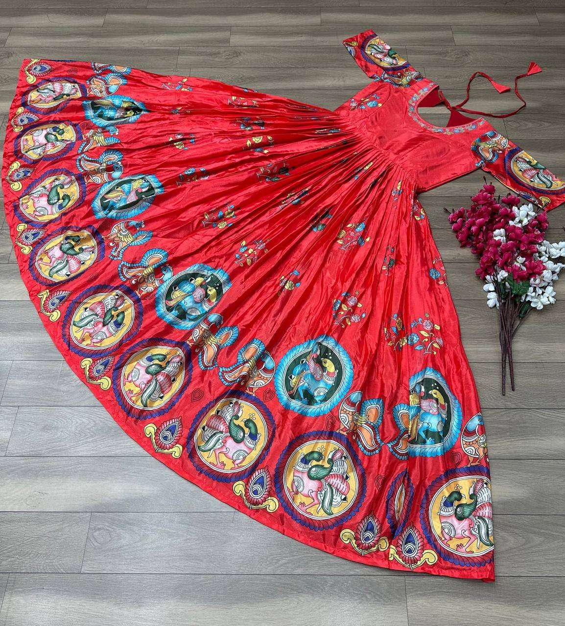 PC 324 KALAMKARI GOWN