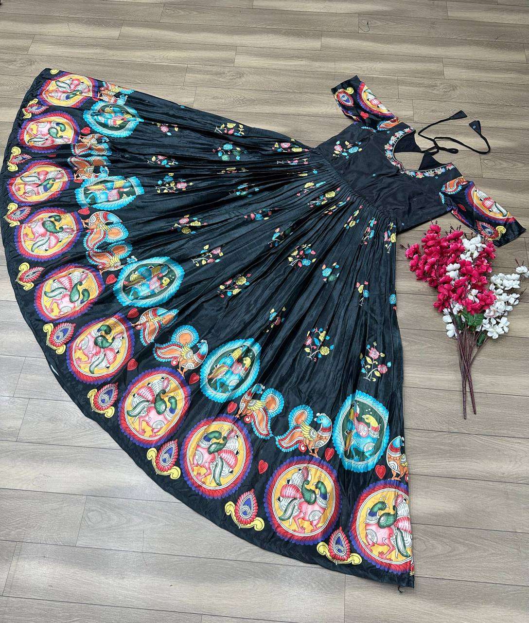 PC 324 KALAMKARI GOWN