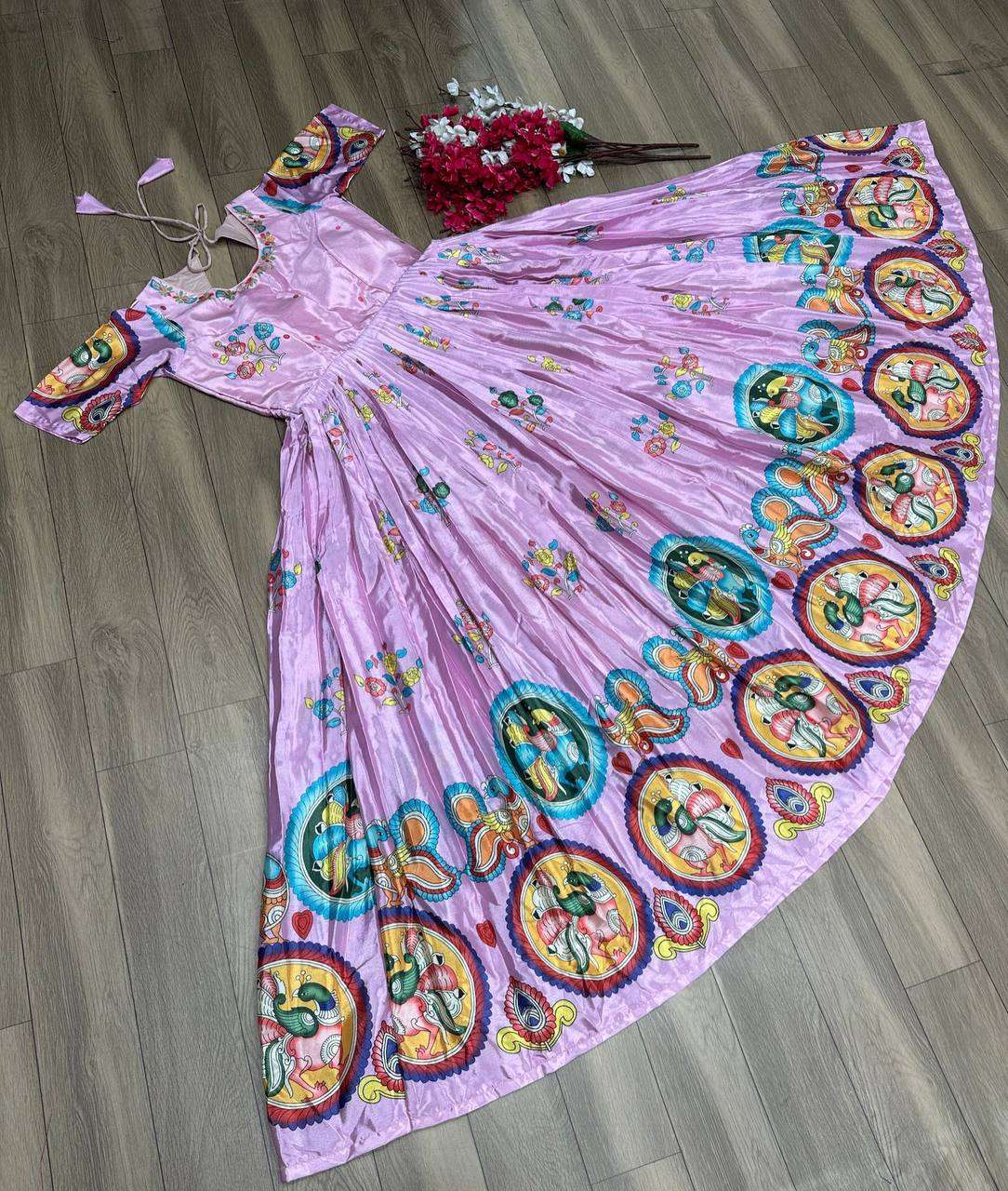 PC 324 KALAMKARI GOWN