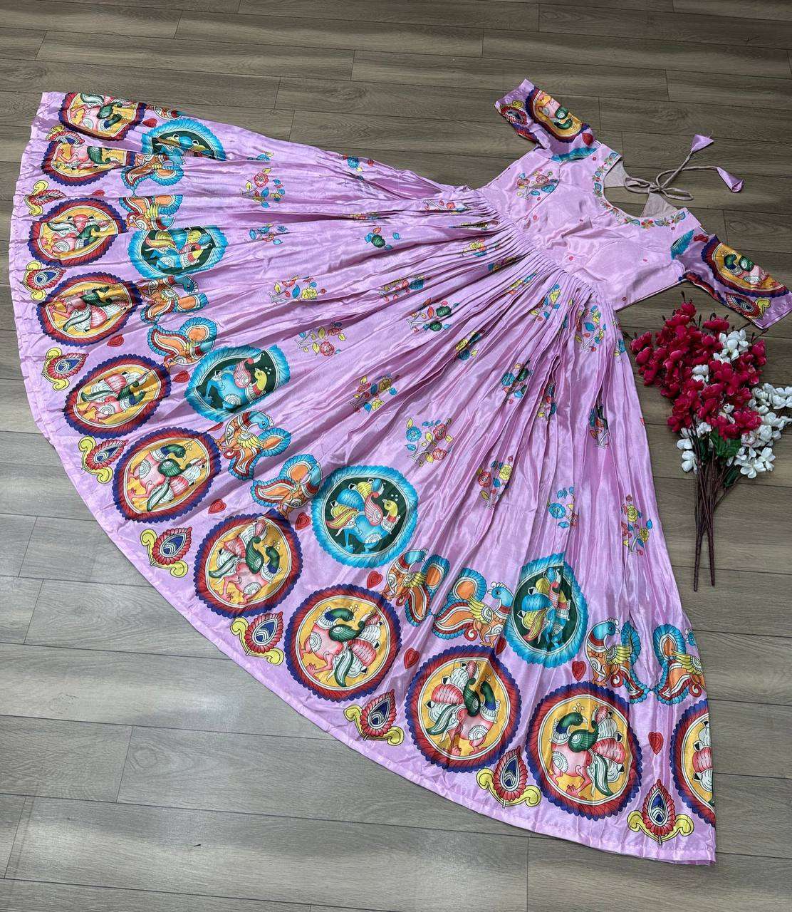 PC 324 KALAMKARI GOWN