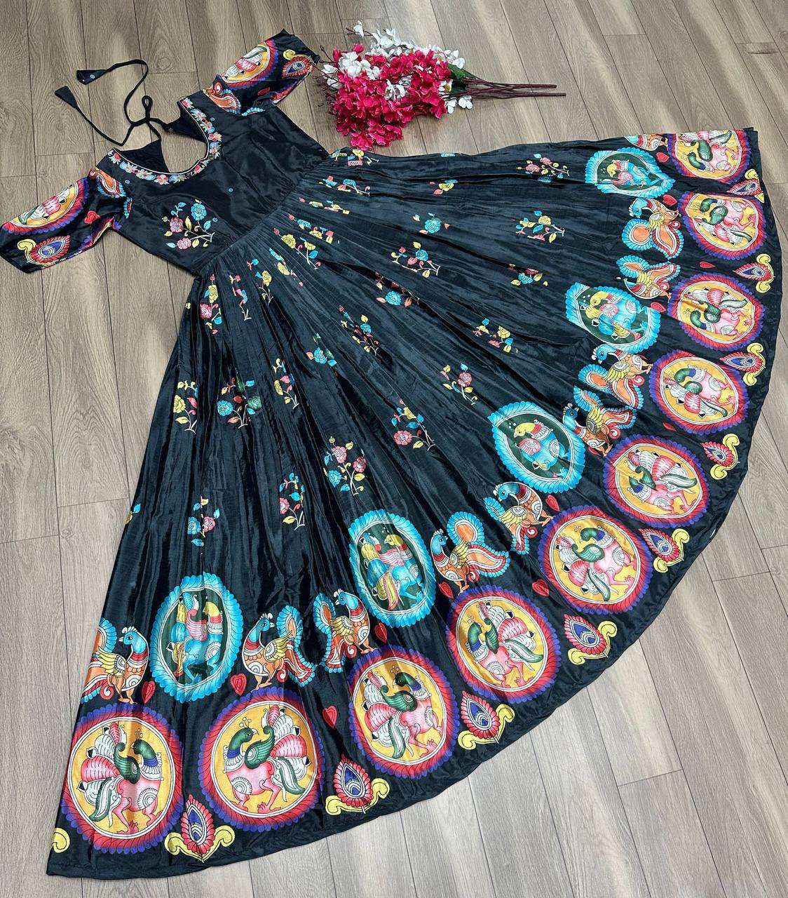 PC 324 KALAMKARI GOWN