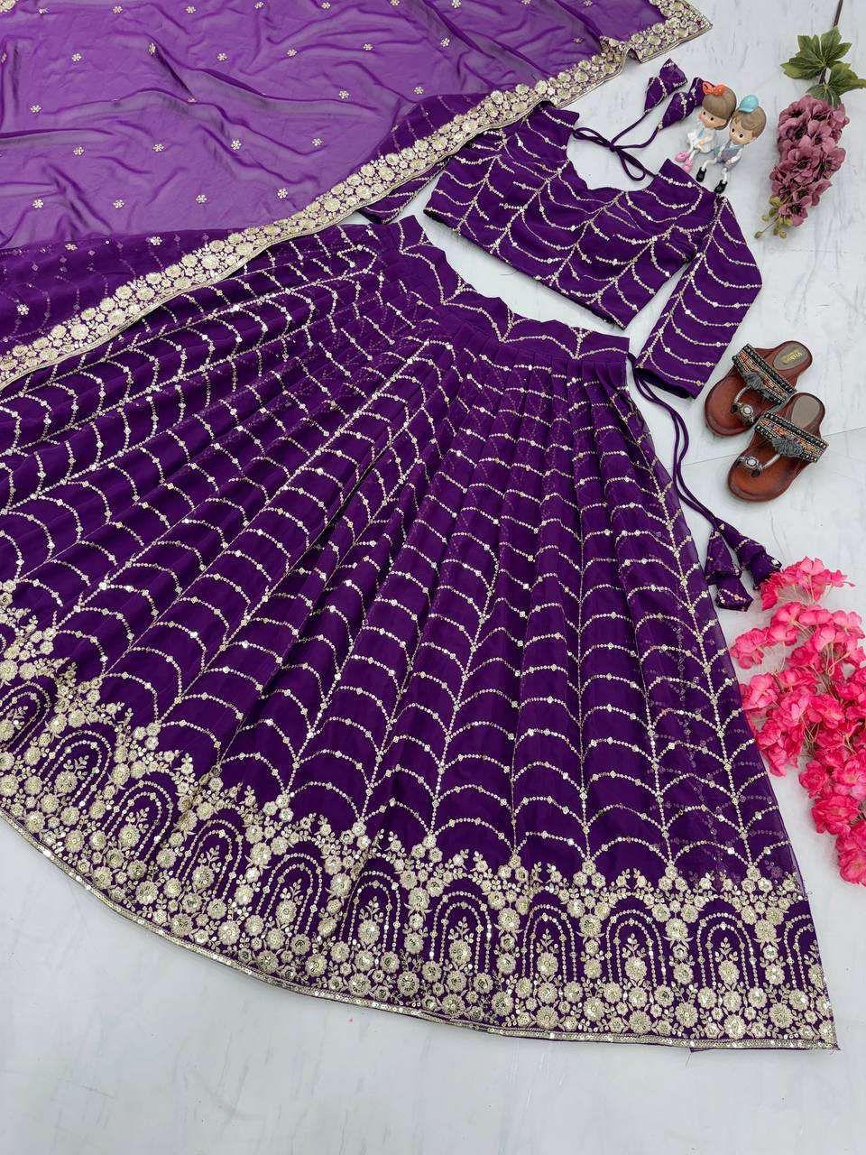PD 1042 LEHENGA CHOLI