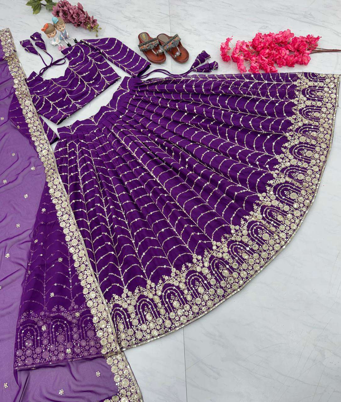 PD 1042 LEHENGA CHOLI