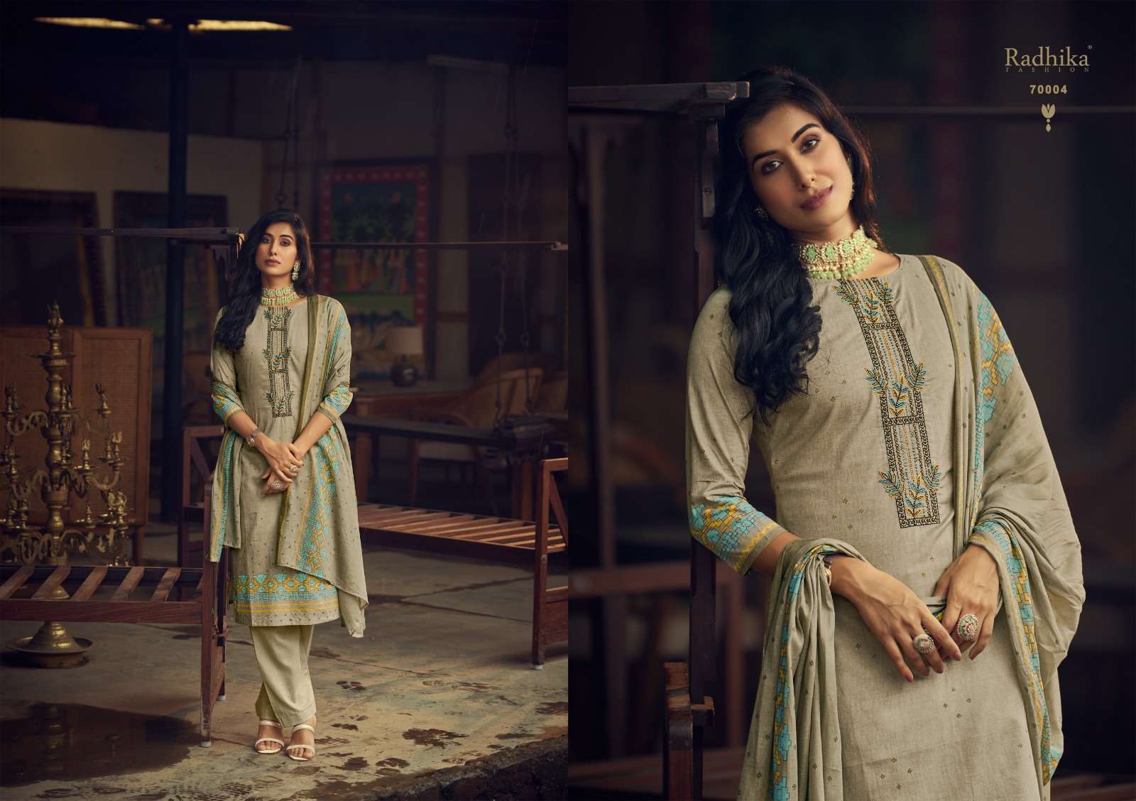 RADHIKA FASHION AZARA MUSSARET VOL 24 COTTON SUIT