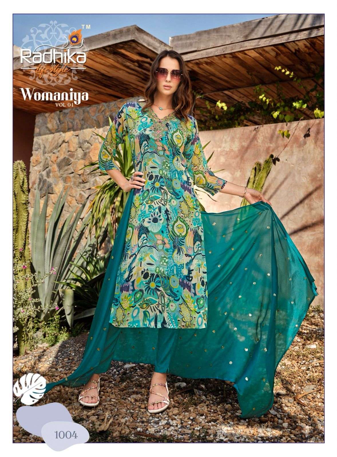 RADHIKA LIFESTYLE WOMANIYA VOL 1 FANCY KURTI COMBO SET 