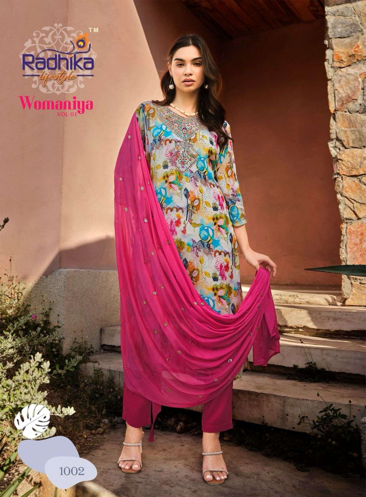 RADHIKA LIFESTYLE WOMANIYA VOL 1 FANCY KURTI COMBO SET 