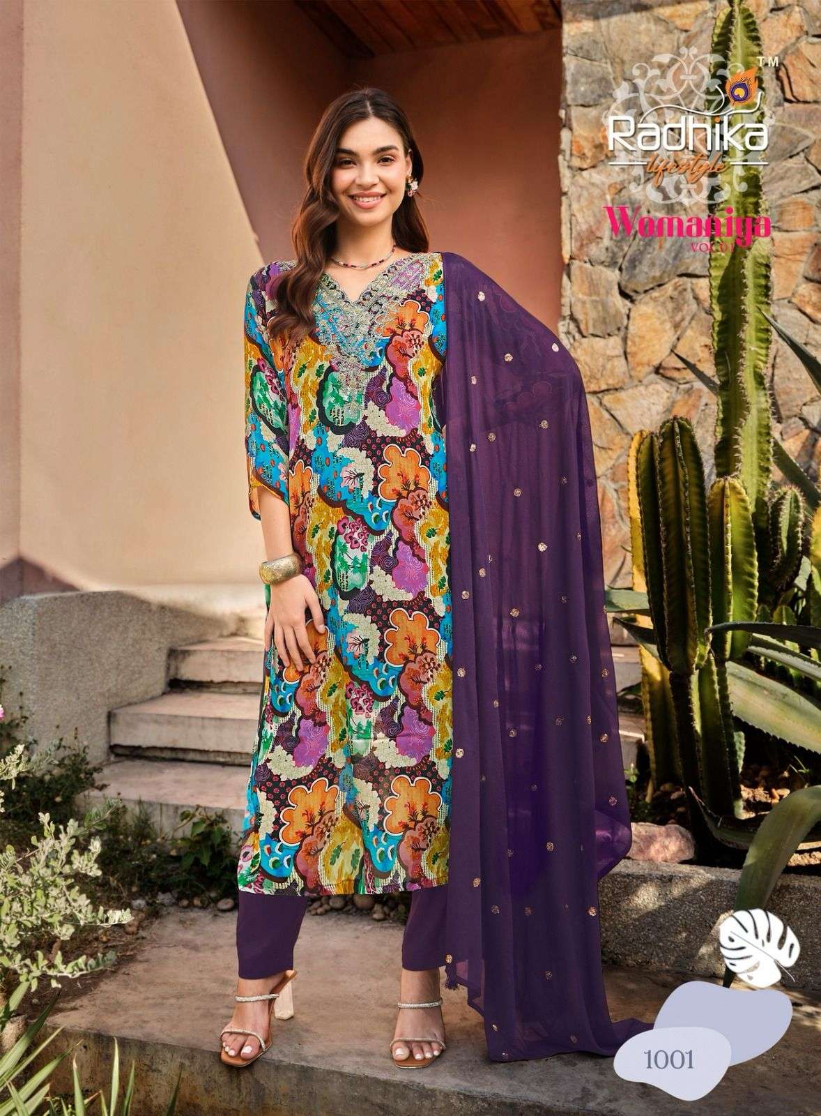 RADHIKA LIFESTYLE WOMANIYA VOL 1 FANCY KURTI COMBO SET 