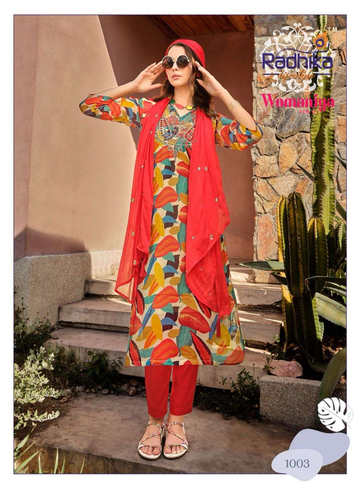 RADHIKA LIFESTYLE WOMANIYA VOL 1 FANCY KURTI COMBO SET 