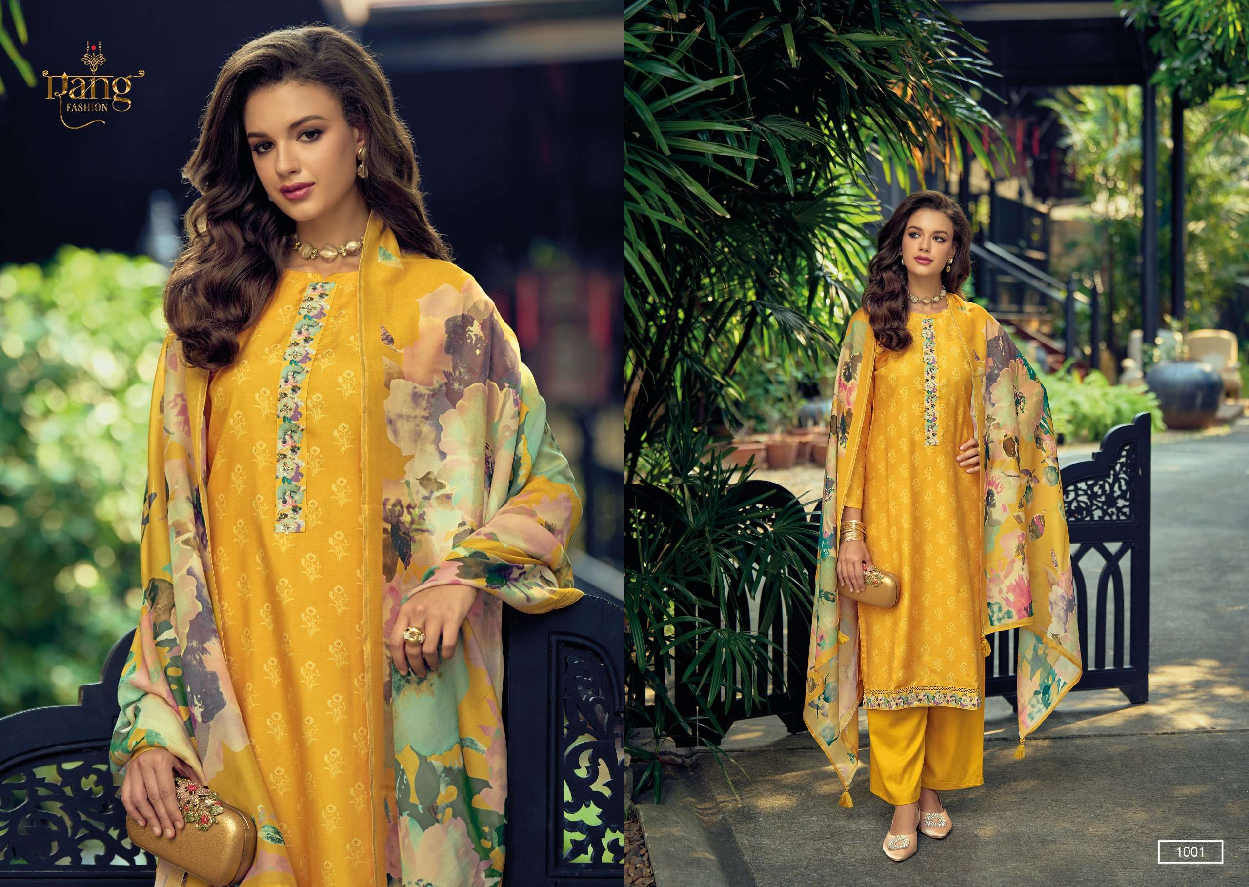 RANG FASHION RUHI MUSLIN DESIGNER SUIT