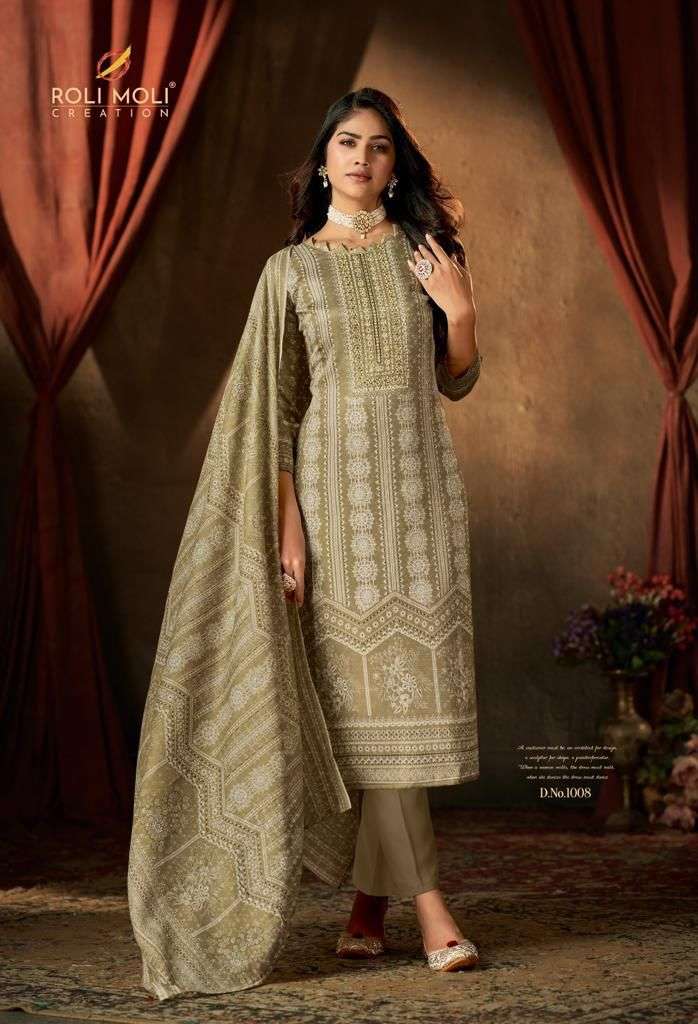 ROLI MOLI CREATION MUSKAN LINEN COTTON SALWAR SUIT