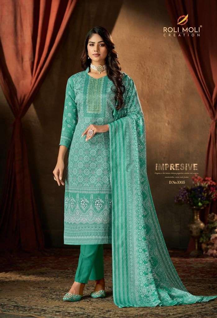 ROLI MOLI CREATION MUSKAN LINEN COTTON SALWAR SUIT