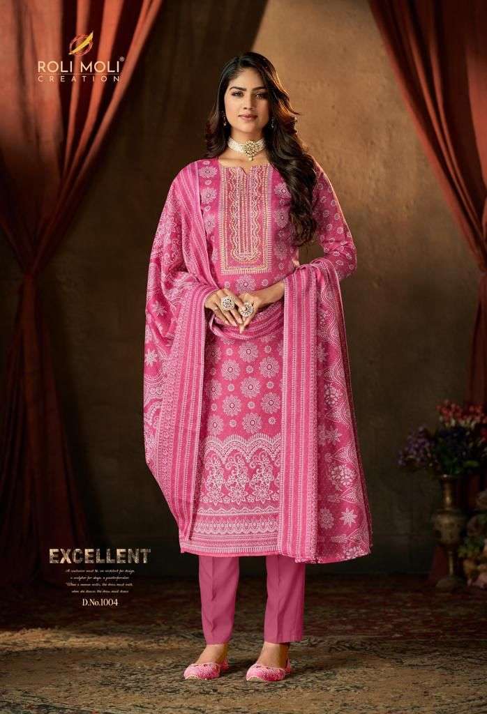 ROLI MOLI CREATION MUSKAN LINEN COTTON SALWAR SUIT