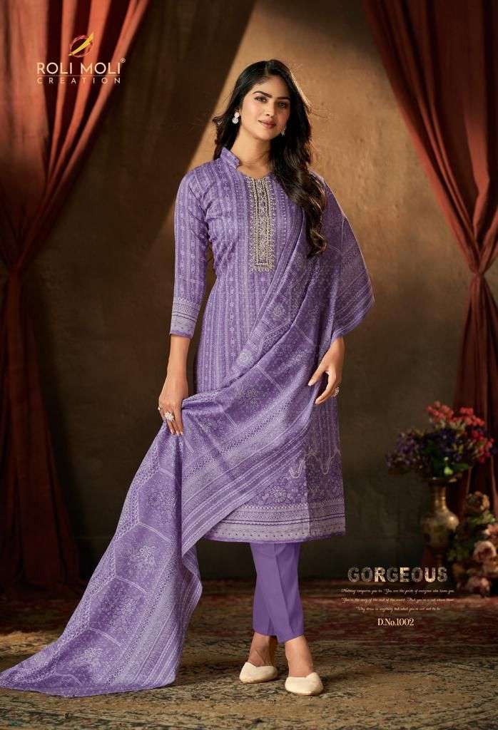 ROLI MOLI CREATION MUSKAN LINEN COTTON SALWAR SUIT