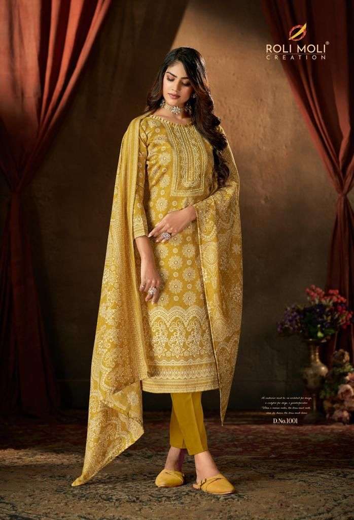 ROLI MOLI CREATION MUSKAN LINEN COTTON SALWAR SUIT