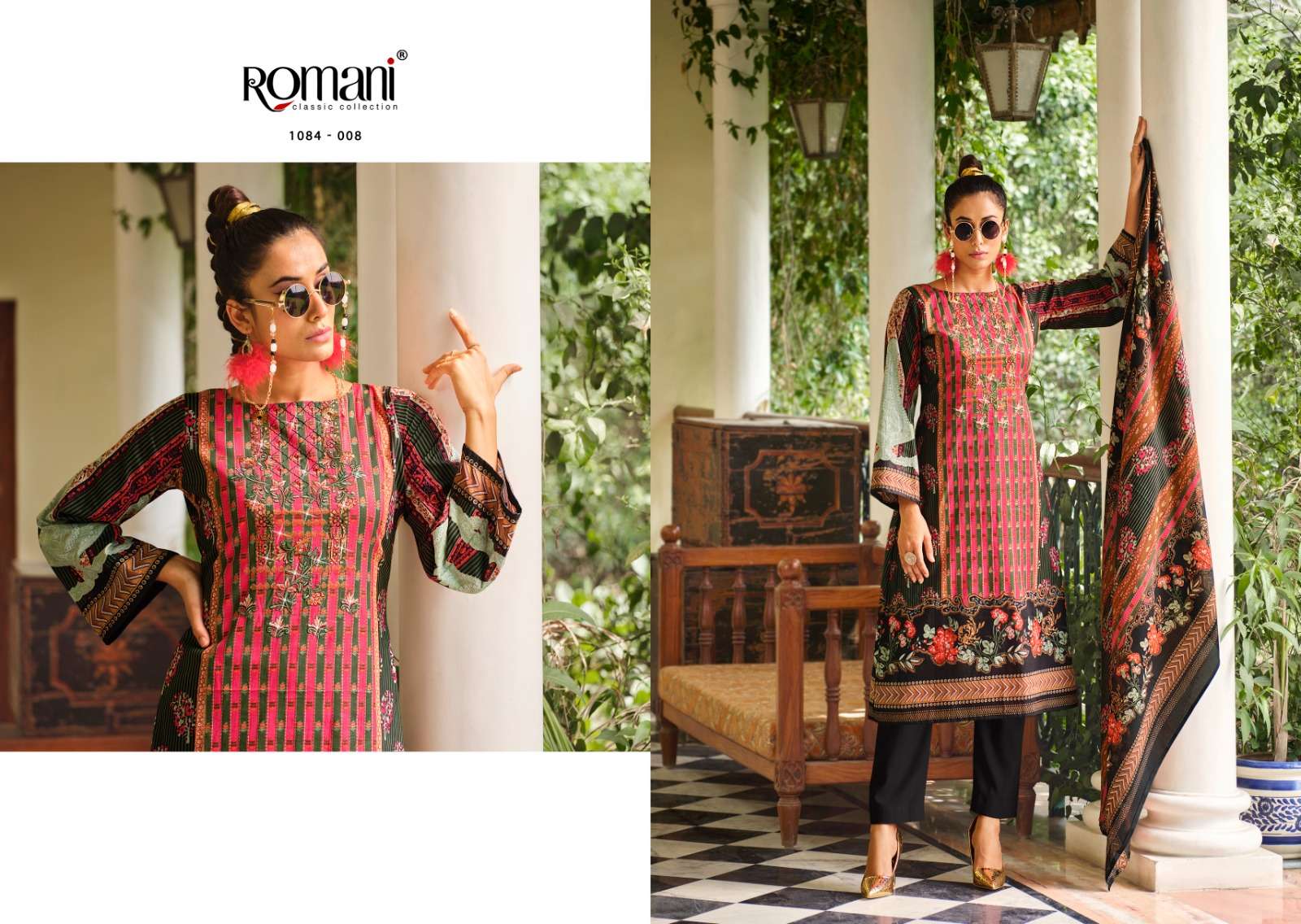 ROMANI AARZU COTTON DIGITAL PRINT SUIT