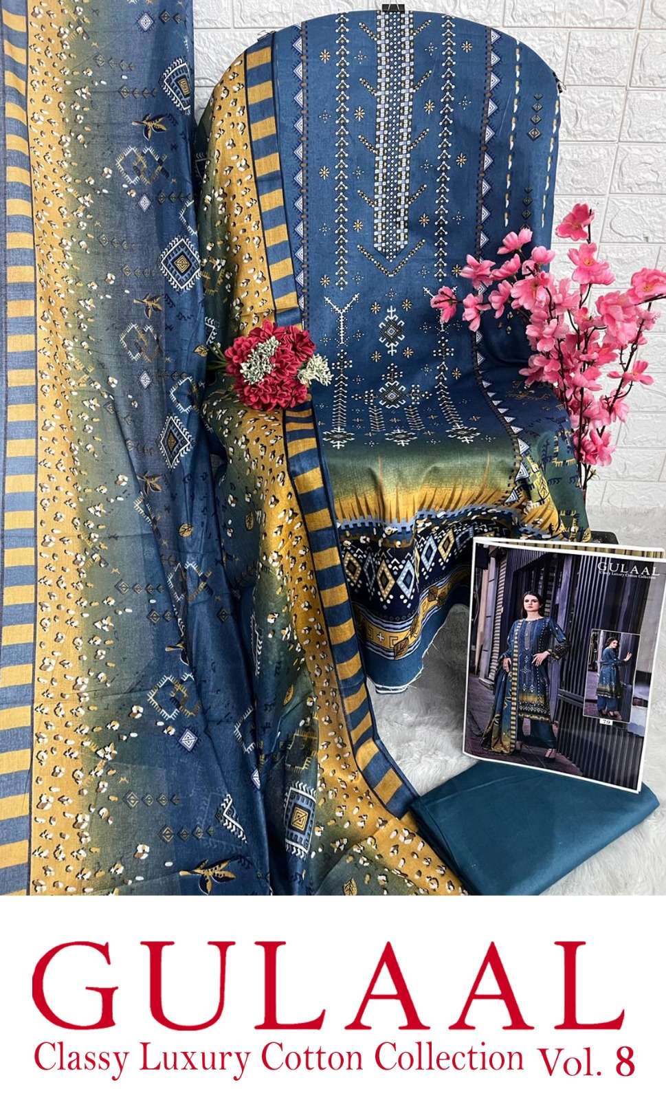 SANA MARYAM GULAAL CLASSY LUXURY COTTON COLLECTION VOL 8