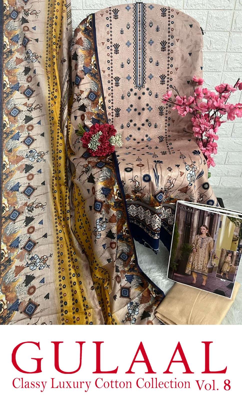 SANA MARYAM GULAAL CLASSY LUXURY COTTON COLLECTION VOL 8