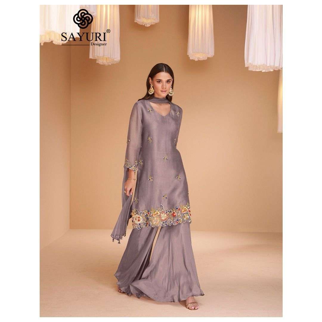 SAYURI DESIGNER CHANDNI HEAVY DESIGNER SHARARA SUIT
