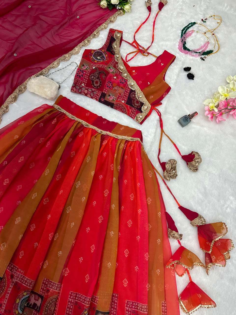SC 166 LEHENGA CHOLI