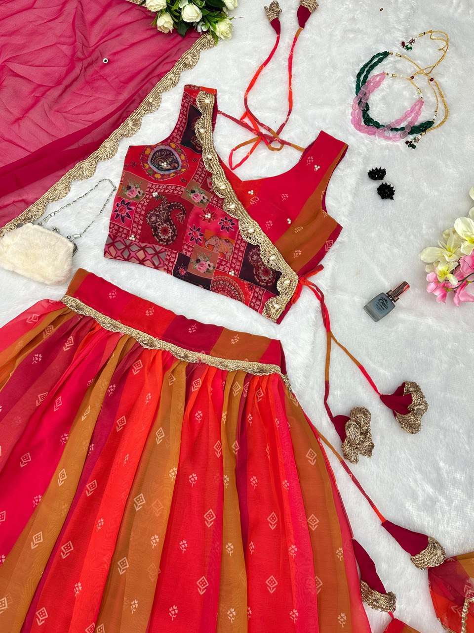 SC 166 LEHENGA CHOLI