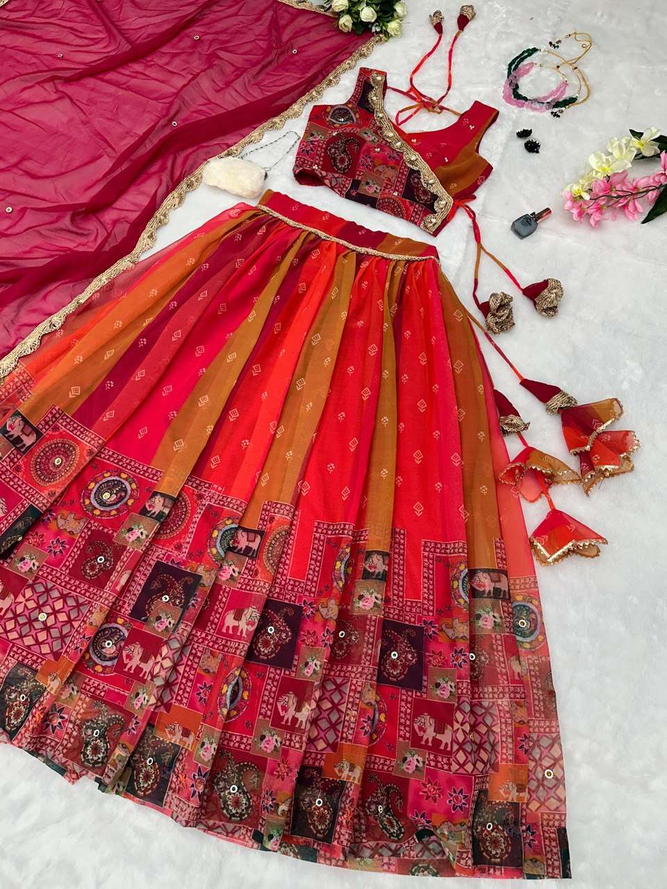 SC 166 LEHENGA CHOLI