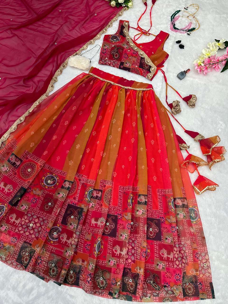SC 166 LEHENGA CHOLI
