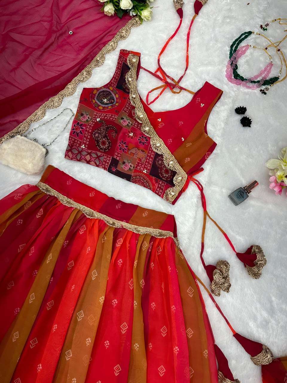 SC 166 LEHENGA CHOLI