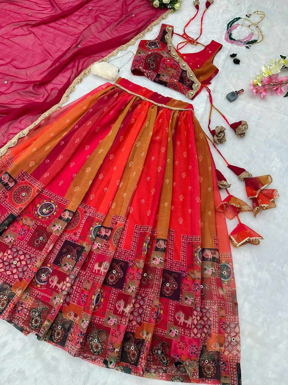 SC 166 LEHENGA CHOLI