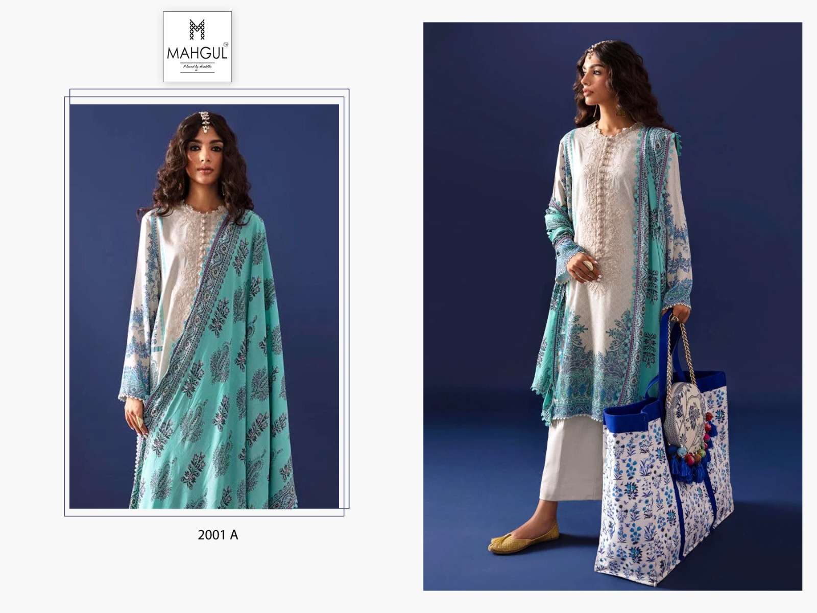 SHARADDHA DESIGNER MAHGUL BIN SAEED VOL 2 LAWN COTTON  SUIT