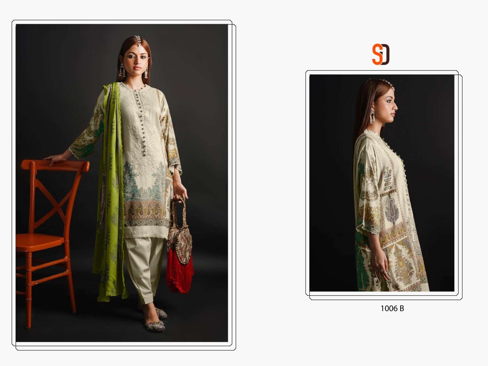 SHARADDHA DESIGNER MAHGUL BIN SAEED VOL 2 LAWN COTTON  SUIT