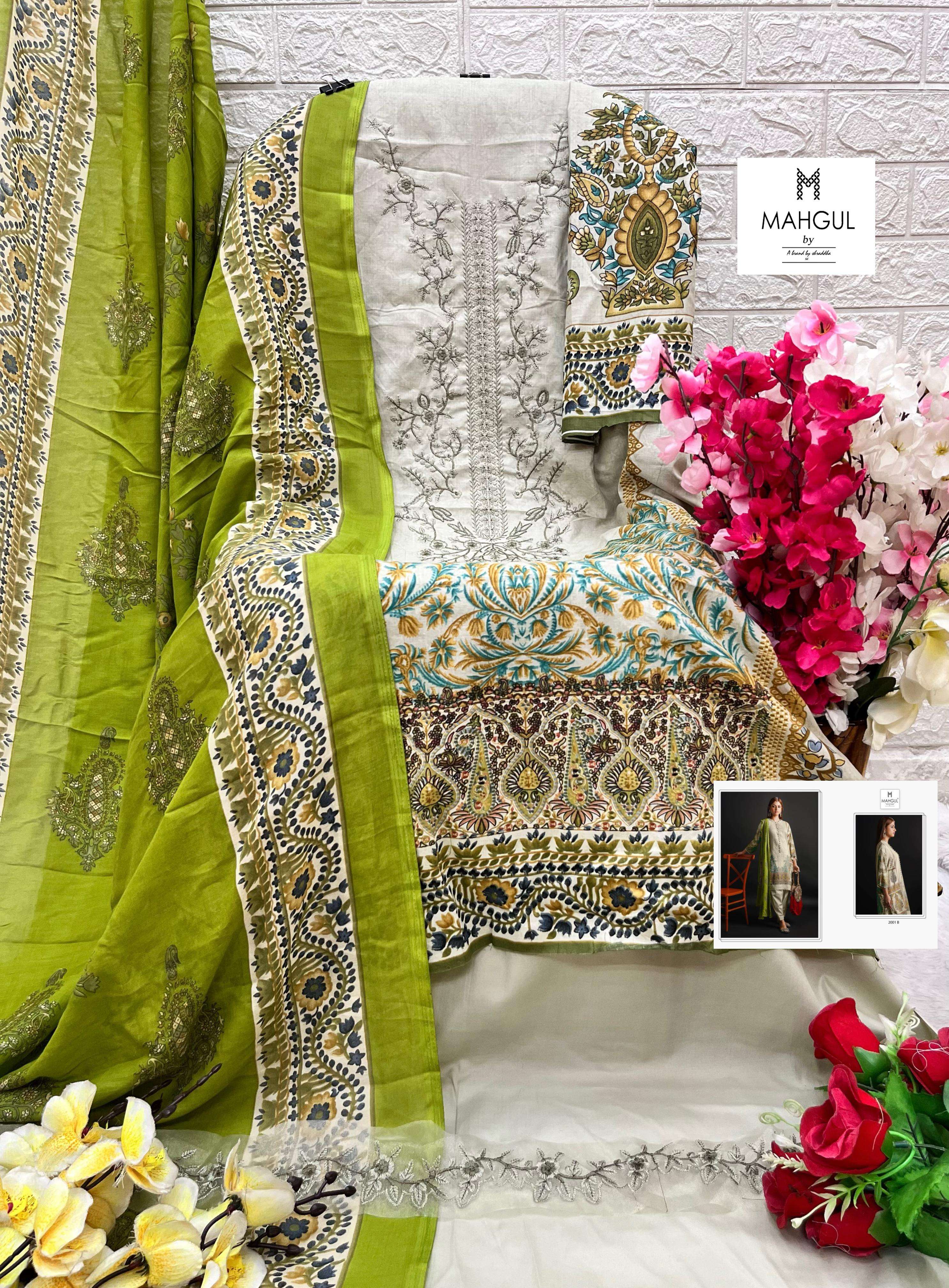 SHARADDHA DESIGNER MAHGUL BIN SAEED VOL 2 LAWN COTTON  SUIT