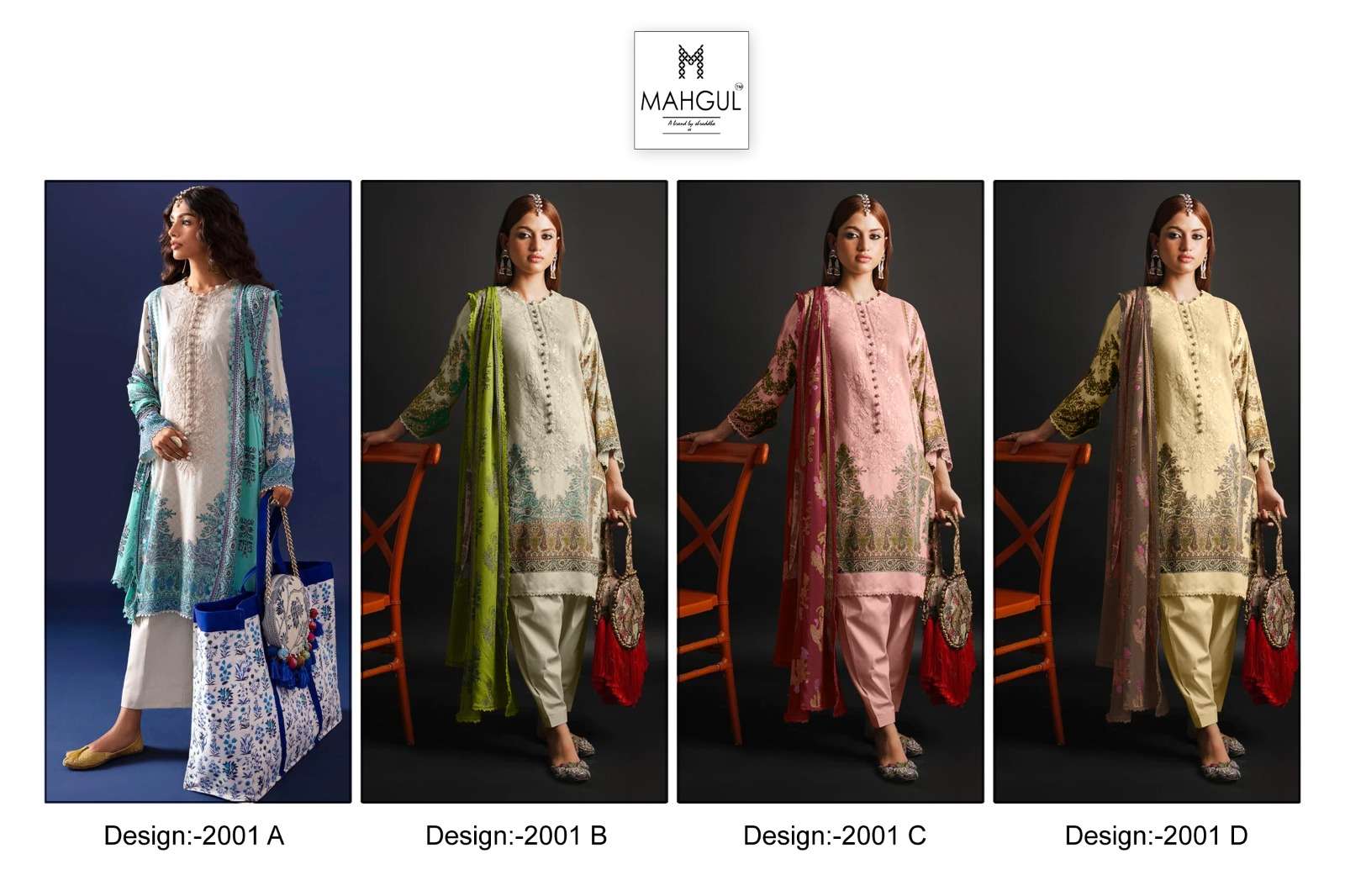 SHARADDHA DESIGNER MAHGUL BIN SAEED VOL 2 LAWN COTTON  SUIT