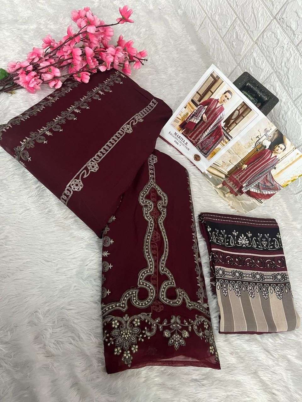 SHREE FABS MARIAB EXCLUSIVE COLLECTION VOL 7 HIT DESIGN SALWAR KAMEEZ 