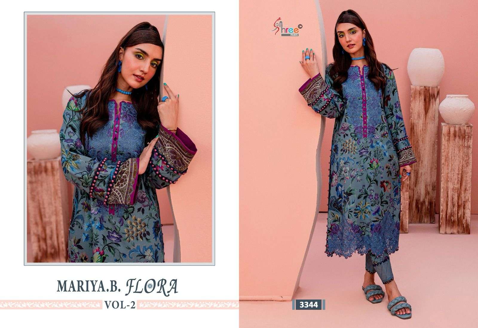 SHREE FABS MARIYA B FLORA VOL 2 COTTON SUIT