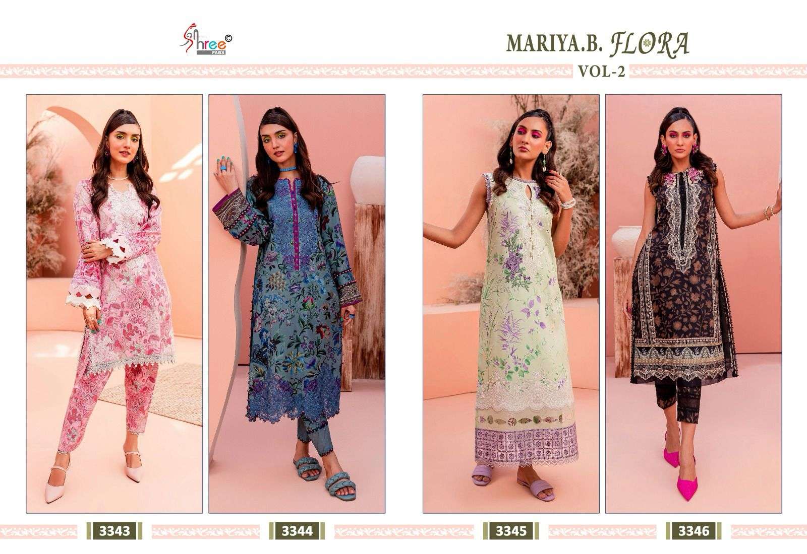 SHREE FABS MARIYA B FLORA VOL 2 COTTON SUIT