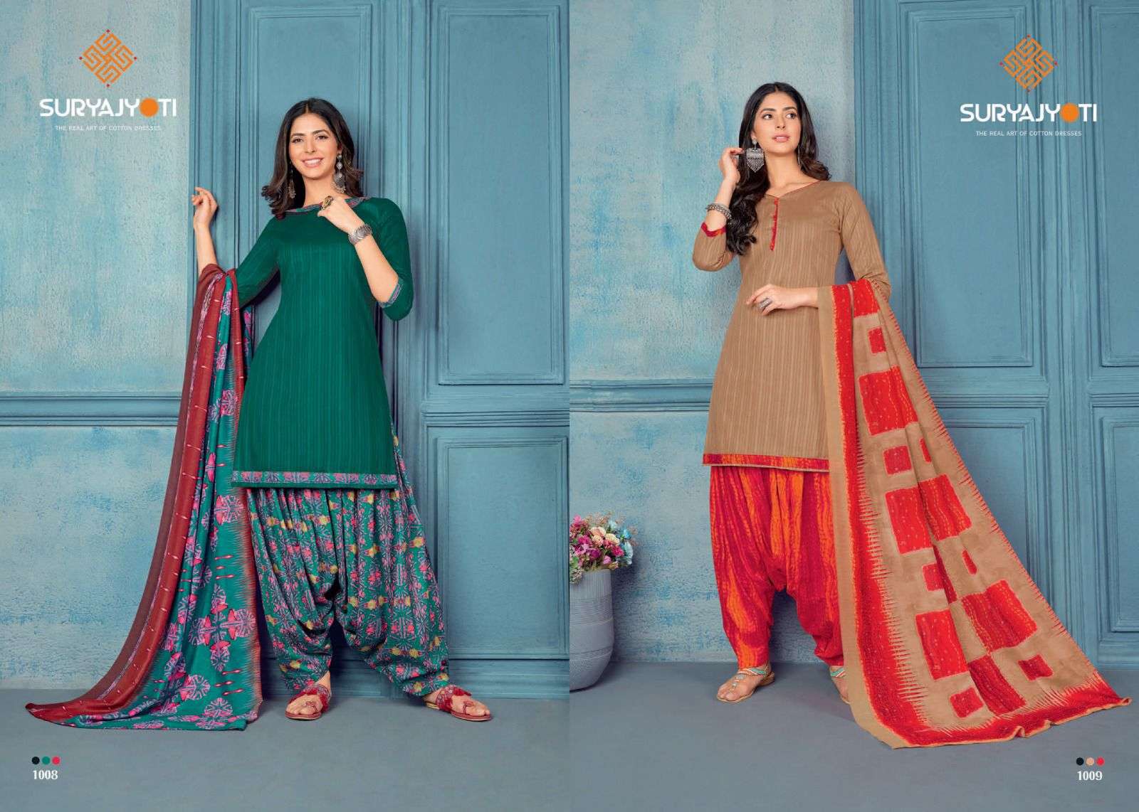 SURYAJYOTI IZHAR VOL 1 COTTON PATIYALA SUIT