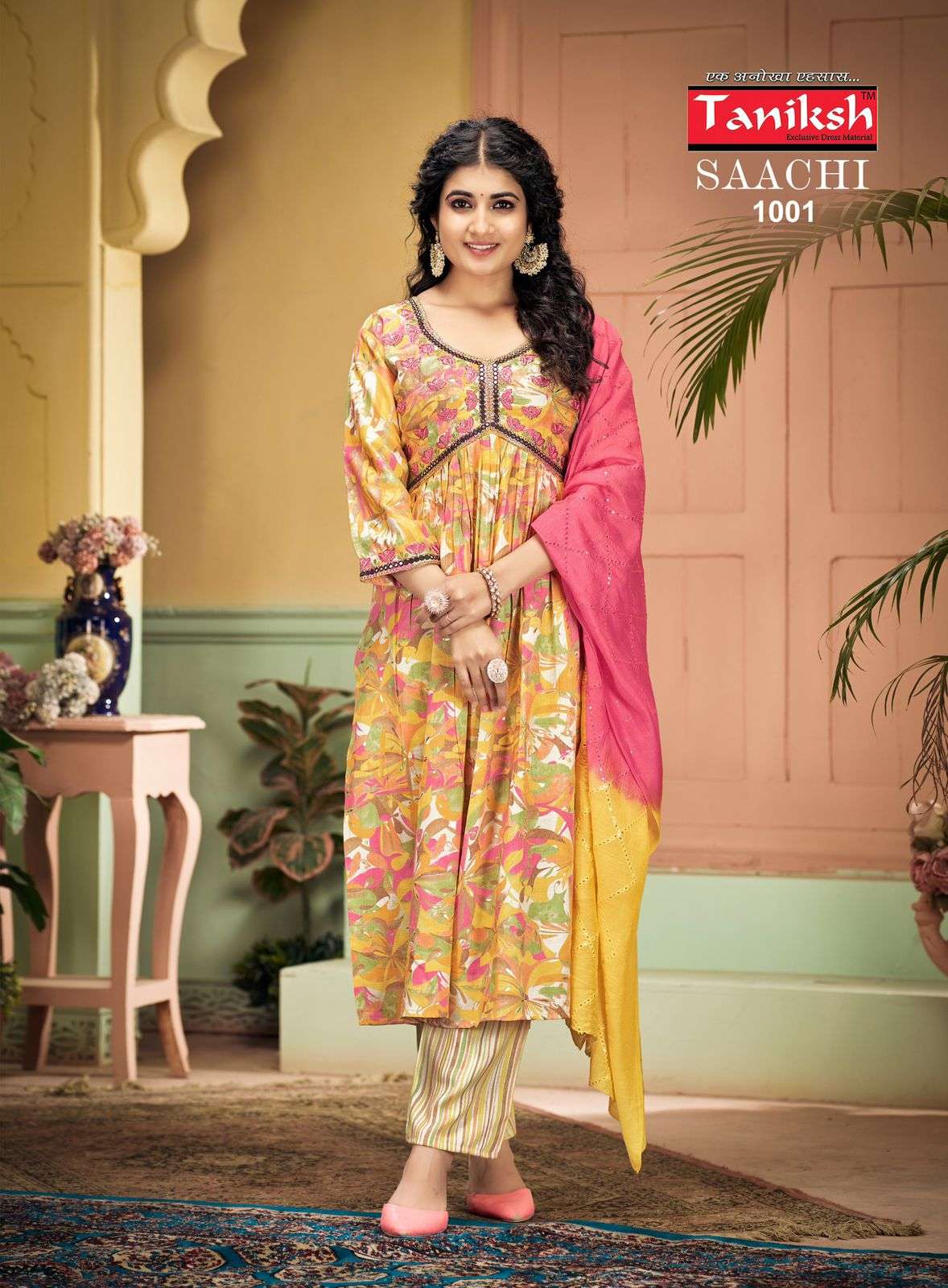TANIKSH SAACHI VOL 1 ALIA CUT STYLE KURTI COMBO SET 