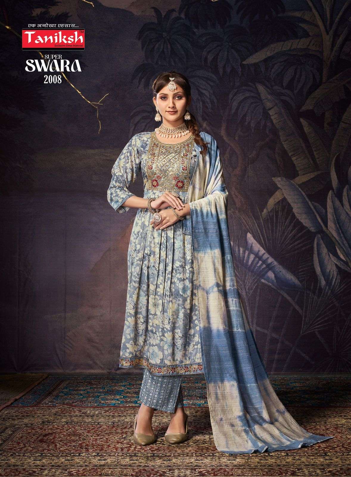 TANIKSH SWARA NAIRA CUT PATTERN KURTI COMBO SET 