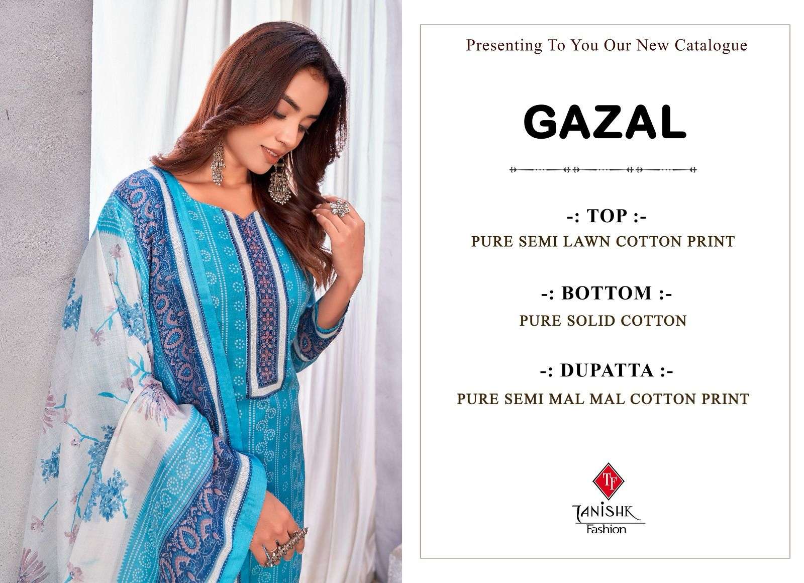 TANISHK FASHION GAZAL COTTON SALWAR SUIT