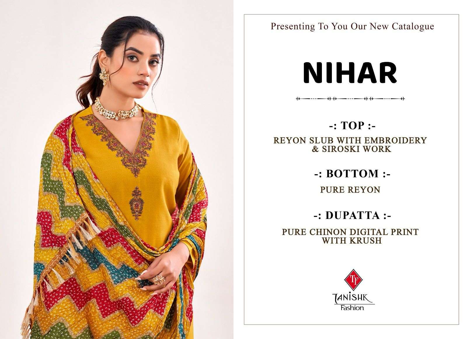 TANISHK FASHION NIHAR FANCY WORK SUIT