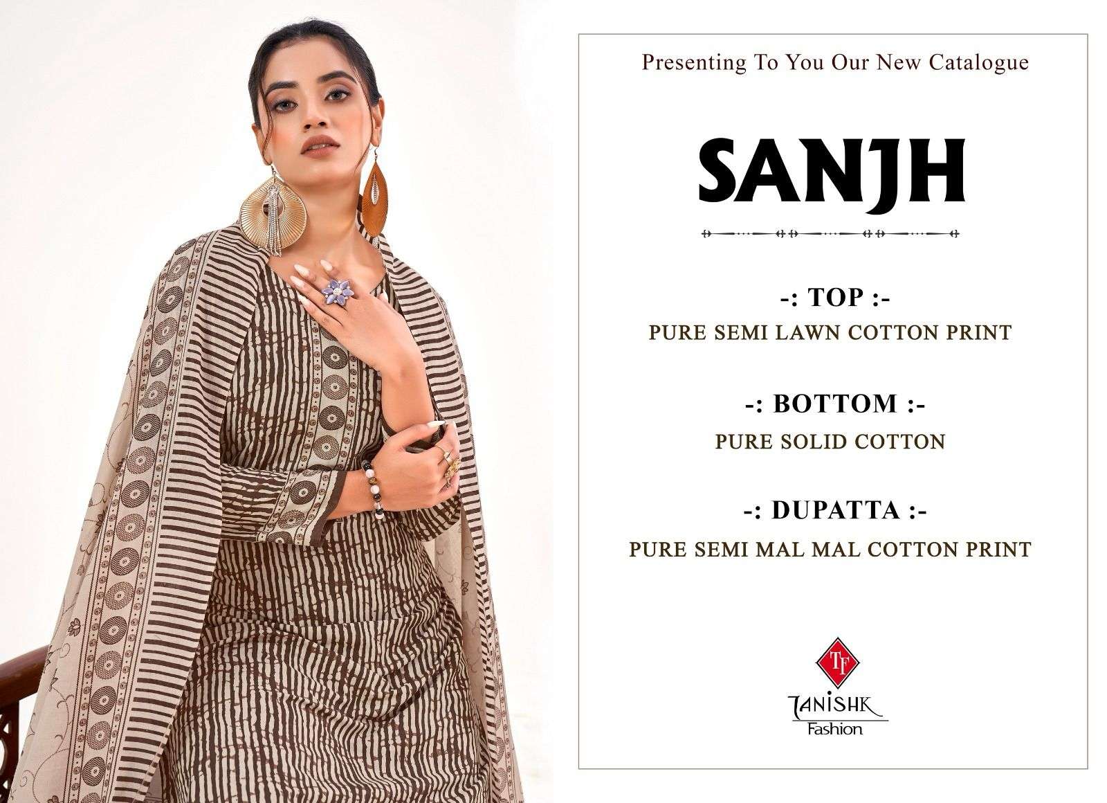 TANISHK FASHION SANJH COTTON PRINT SALWAR SUIT