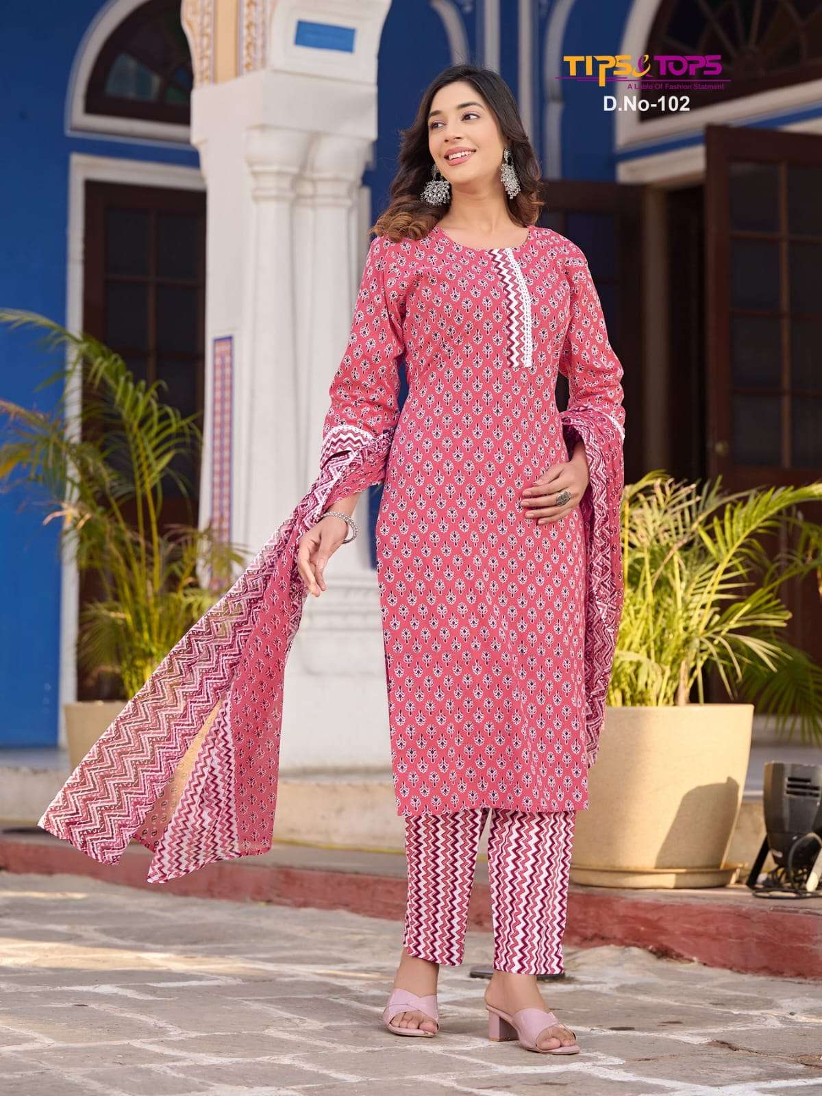 TIPS AND TOPS  SUMMER FASHION VOL 1 KURTI COMBO SET 