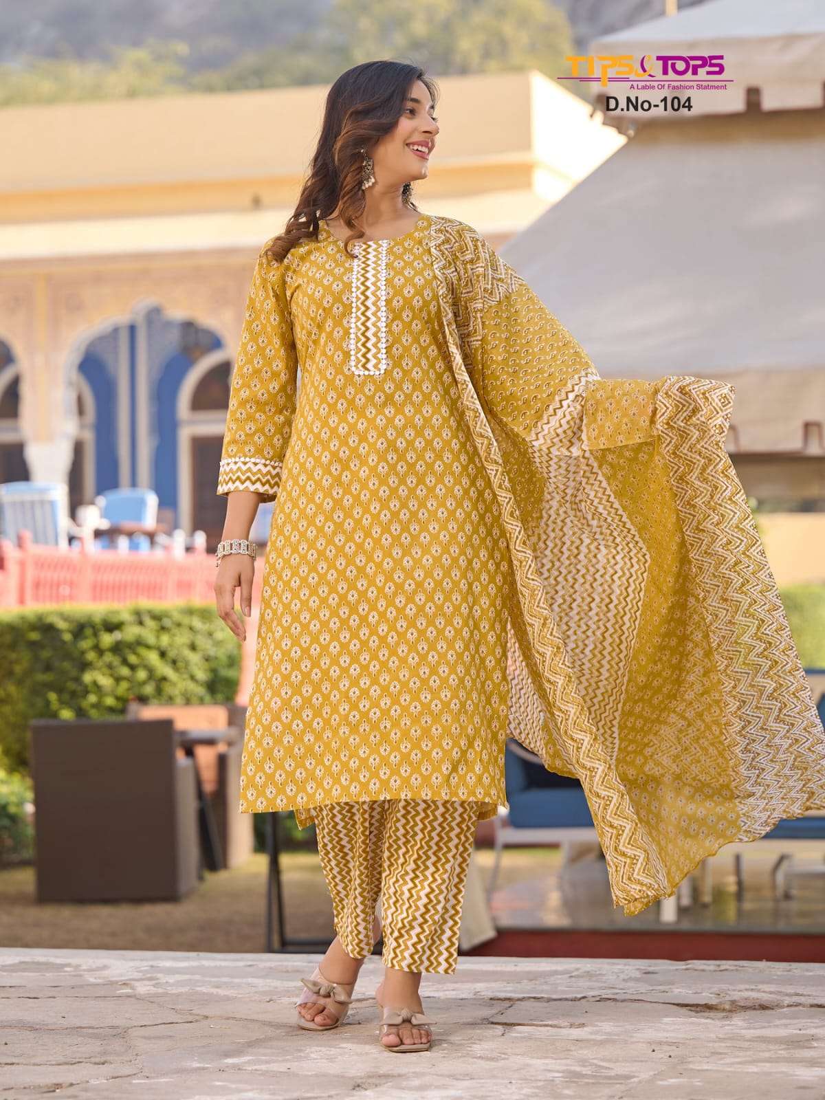 TIPS AND TOPS  SUMMER FASHION VOL 1 KURTI COMBO SET 