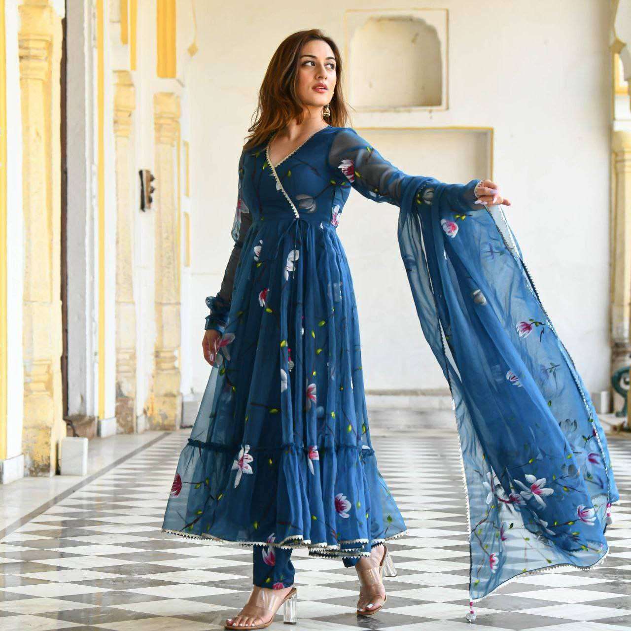VAD 781 ANARKALI KURTI SET