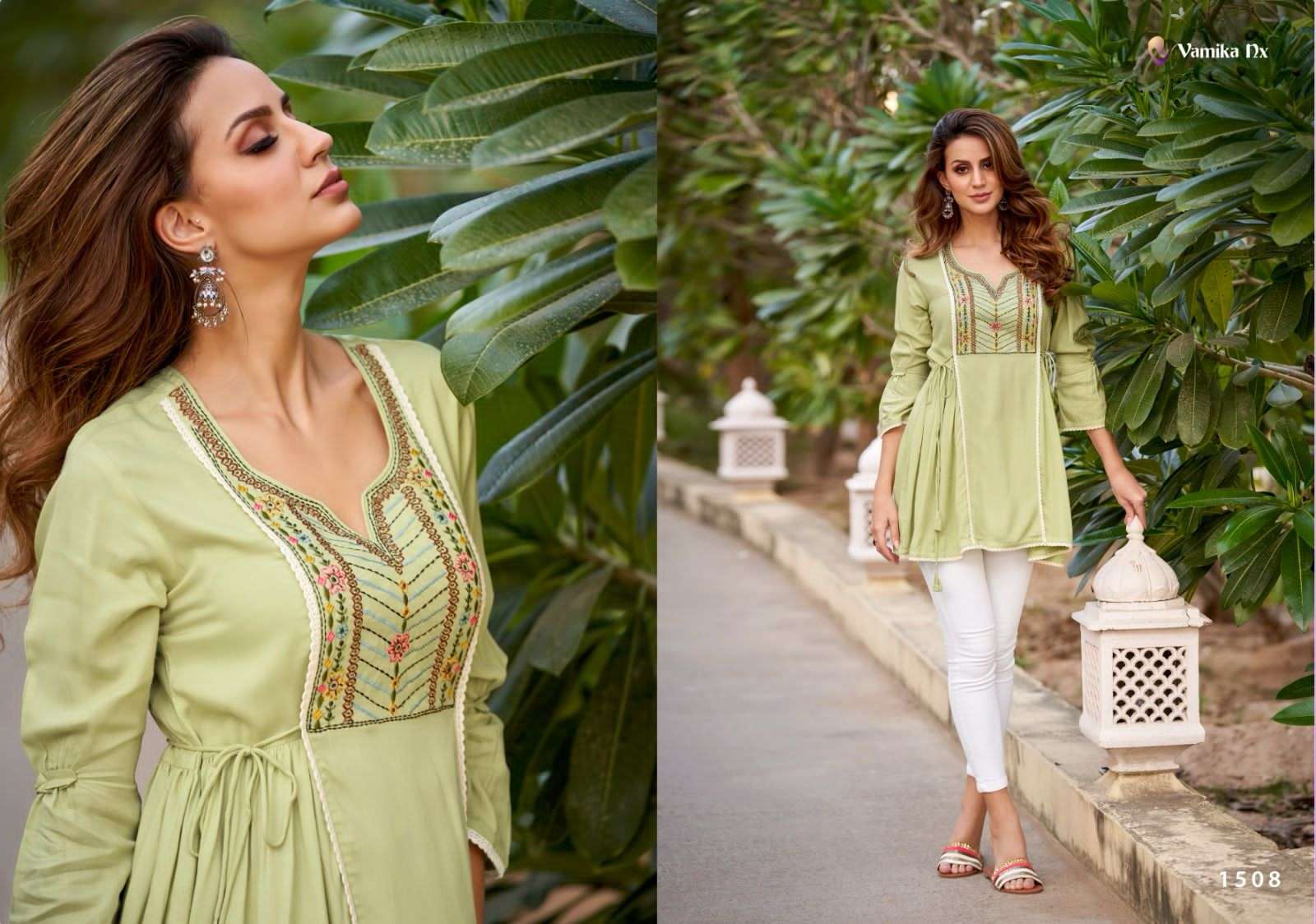 VAMIKA NX RANG MAHAL VOL 2 FANCY WESTERN TOP 