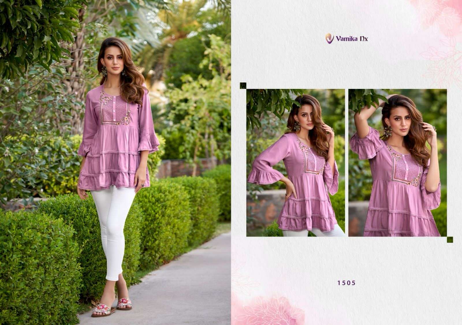 VAMIKA NX RANG MAHAL VOL 2 FANCY WESTERN TOP 