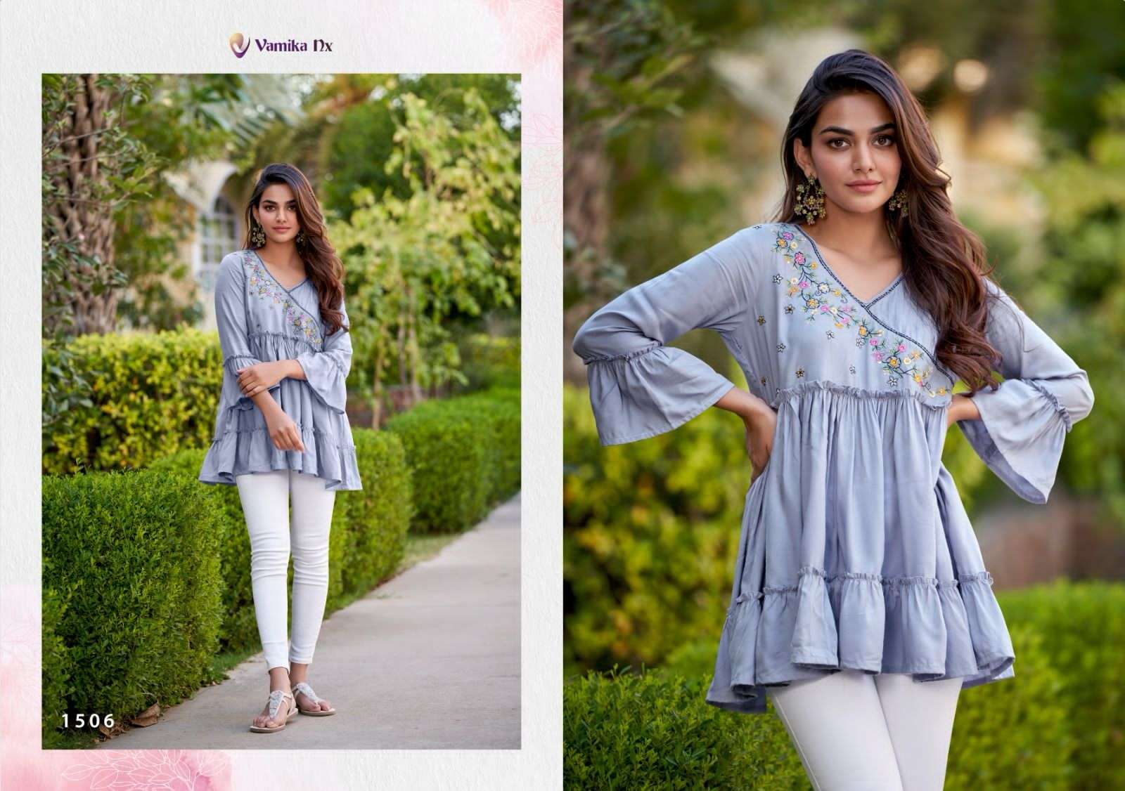 VAMIKA NX RANG MAHAL VOL 2 FANCY WESTERN TOP 
