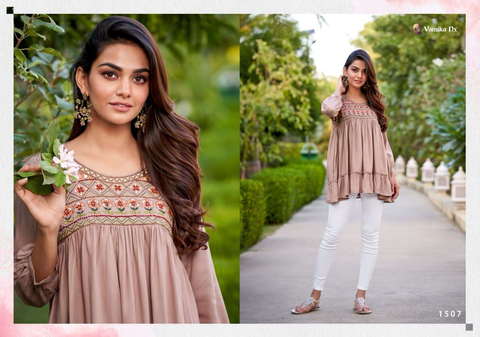 VAMIKA NX RANG MAHAL VOL 2 FANCY WESTERN TOP 